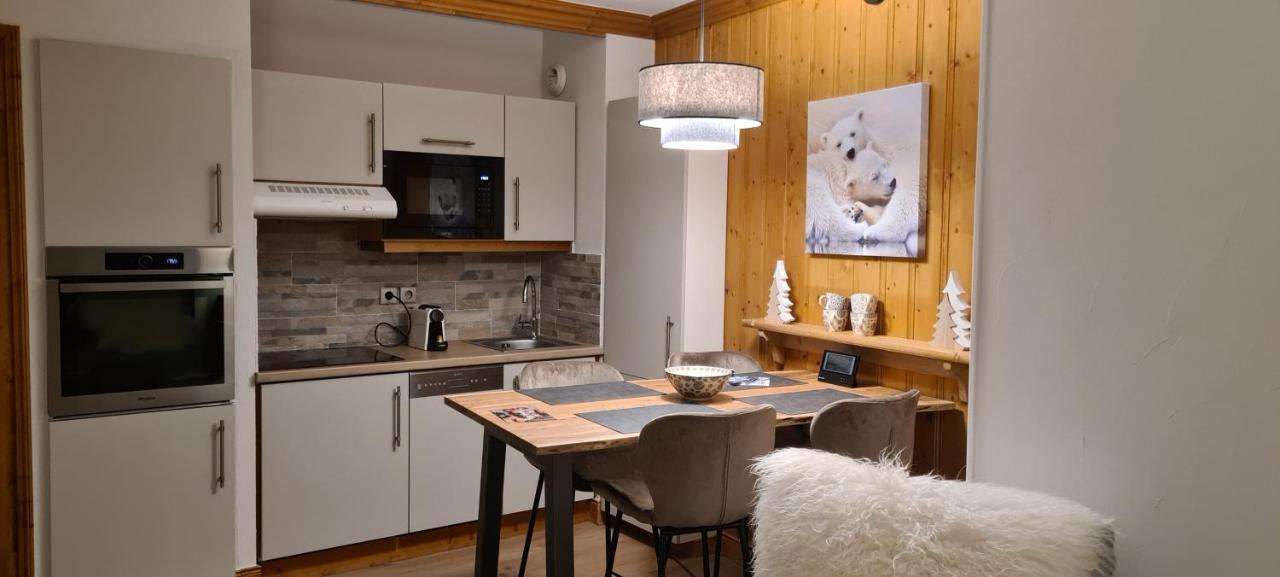 Arc 1950 Appartement De Standing Refuge Du Montagnard, Vue Incroyable Sur Le Montblanc, Skis Aux Pieds Acces Spa Et Piscine Les Arcs  ภายนอก รูปภาพ