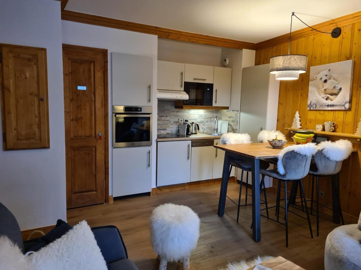 Arc 1950 Appartement De Standing Refuge Du Montagnard, Vue Incroyable Sur Le Montblanc, Skis Aux Pieds Acces Spa Et Piscine Les Arcs  ภายนอก รูปภาพ