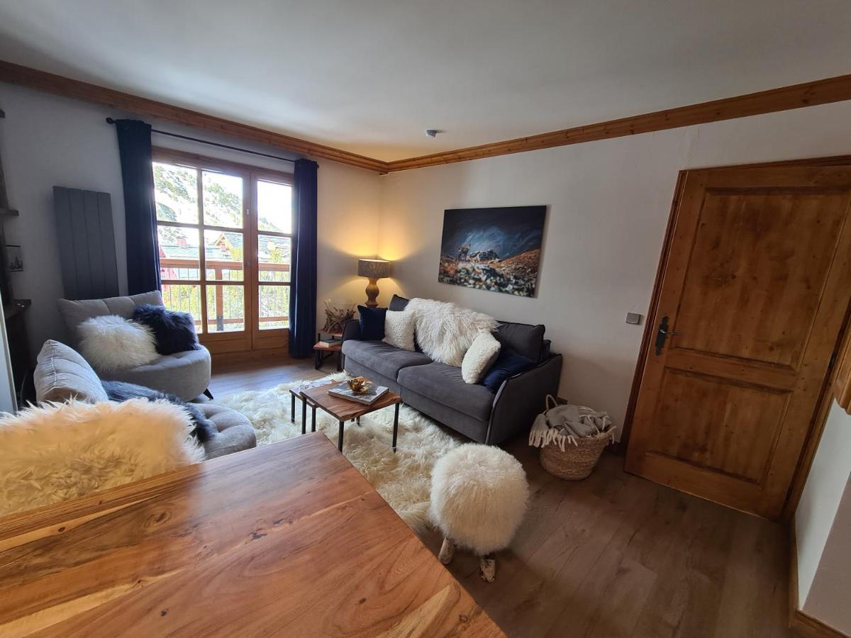 Arc 1950 Appartement De Standing Refuge Du Montagnard, Vue Incroyable Sur Le Montblanc, Skis Aux Pieds Acces Spa Et Piscine Les Arcs  ภายนอก รูปภาพ